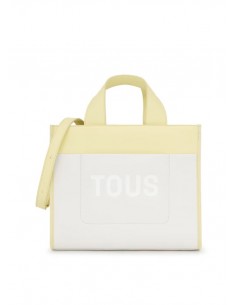 Shopping beige y amarillo...